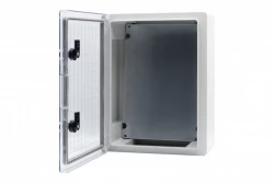 Szafa z tworzywa 300x400x170 mm IP65 drzwi przeźroczyste