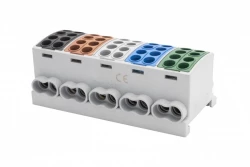 Zacisk HLK 5x100A-2 (1x25,1x16/1x25,1x16) /3L+N+PE/ Al/Cu