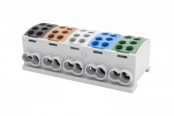 Zacisk HLK 5x125A-2 (1x35,1x25/1x35,1x25) /3L+N+PE/ Al/Cu