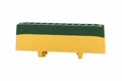 Listwa ochronna ZPI 12-modułowa (12x16mm2) IP20 AL/CU - żółto/zielona