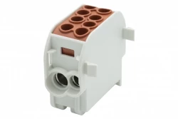 Zacisk HLS 125A-2 (1x35,1x25 / 1x35,1x25) - brązowy