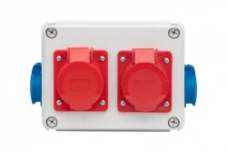 Rozdzielnica R-190 - gniazda 2x16A 5p, 2x230V IP44