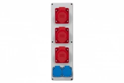 Rozdzielnia VERTICAL B - gniazda 3x32A 5p, 2x230V IP44