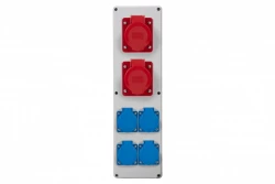 Rozdzielnia VERTICAL B - gniazda 16A 5p, 32A 5p, 4x230V IP44
