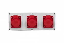 Rozdzielnia HORIZONTAL S - gniazda 2x16A 5p, 32A 5p IP44