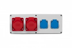 Rozdzielnia HORIZONTAL S - gniazda 16A 5p, 32A 5p, 2x230V IP44