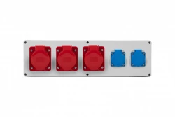 Rozdzielnia HORIZONTAL B - gniazda 3x32A 5p, 2x230V IP44