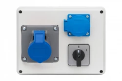 Rozdzielnica R-190 - gniazda 16A 3p, 230V, 0/1(16A) IP44