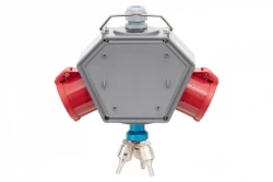 Rozdzielnica POLYBOX - gniazda 16A 5p, 32A 5p + 3xAIR(powietrze) IP44