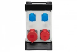Rozdzielnica R-240 na stelażu plastikowym - gniazda 2x32A 5p, 2x230V IP44