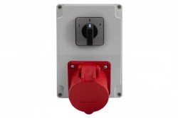 Rozdzielnia RS-KOMBI - gniazda 32A 5p, L/P(32A) IP44