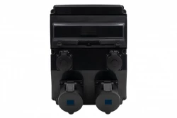 Rozdzielnica CAJA 12M SCENIC - gniazda proste 2x32A 3p, 2x230V /12 modułów/ IP44
