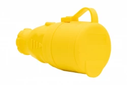 Gniazdo gumowe NOVA 230V 16A IP44 żółte
