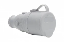 Gniazdo gumowe NOVA 230V 16A IP44 szare