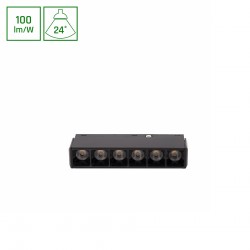 SYSTEM SHIFT BASIC - GRID XS oprawa liniowa 110mm 6W 3000K czarny WLD+70009WW