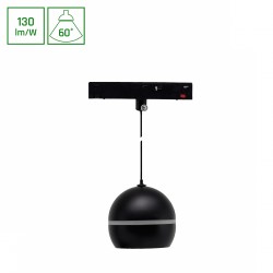 SYSTEM SHIFT BASIC - GLOBE P RING oprawa kula zwis 90mm 10W 3000K czarny WLD+70014WW