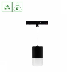 SYSTEM SHIFT BASIC - HANGIT oprawa zwis 55x95mm (1100mm wire) 6W 3000K czarny WLD+70005WW