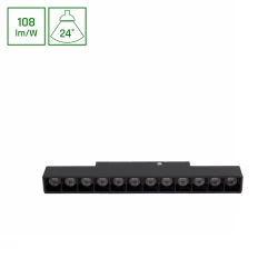 SYSTEM SHIFT BASIC - GRID S oprawa liniowa 220mm 12W 3000K czarny WLD+70010WW