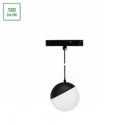 SYSTEM SHIFT BASIC - GLOBE P oprawa kula zwis 90mm 10W  3000K czarny WLD+70002WW