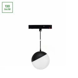 SYSTEM SHIFT BASIC - GLOBE P oprawa kula zwis 90mm 10W  3000K czarny WLD+70002WW