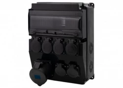 Rozdzielnica CAJA 12M SCENIC - gniazda proste 16A 3p, 6x230V /12 modułów/ IP44