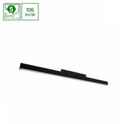 SYSTEM SHIFT - LINE M oprawa na szynoprzewód 602x23x42mm 17W 100st czarny 5 lat gw. WLD+40009