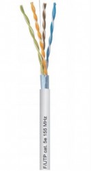 Kabel teleinformatyczny F/UTP kat.5e 4x2x0,5 155MHz Rentib TI0084 klasa Eca (100m)