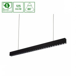 Oprawa oświetleniowa ALLDAY INSPIRE ONE DARK LIGHT 80st CZARNY 940 46W 230V 1680mm CZARNY WOJP06733