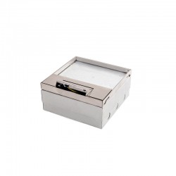 Puszka podłogowa ze stali nierdzewnej do wypełnienia max 2x3 mod 95x199x198mm PP6M-A