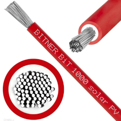 Kabel fotowoltaiczny BiT 1000 solar H1Z2Z2-K 1,0/1,0kV 1x4 czerwony S68201.05 /bębnowy/