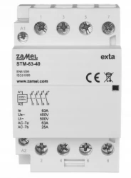 Stycznik modułowy instalacyjny 63A 4 Z 230V AC STM-63-40 EXT10000299
