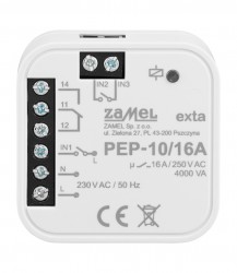 Moduł przekaźnika bezpotencjałowego dopuszkowy 16A 230V PEP-10/16A EXT10000320