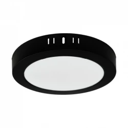 DOWNLIGHT N/T OKRĄG 18W 4000K CZARNY DL-1 EC20473