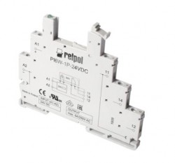 Gniazdo do przekaźnika RM699BV wejście 24VAC/DC szerokość 6,2mm PI6W-1P-24VDC 855995