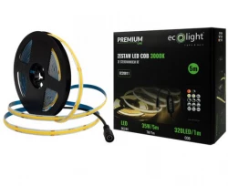 ZESTAW LED 320 COB 24V IP20 3000K EC20811 /5m/
