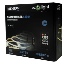 ZESTAW LED 320 COB 24V IP20 6000K EC20813 /5m/