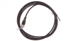 Złącze żeńskie M12 proste 4-pinowe kabel 2m PUR XZCP1169L2