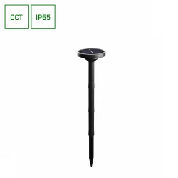 SOLARA PLATO 1W CCT IP65 126x51x290mm CZARNY wbijana 2 lata gw. SPECTRUM SLI053001CCT