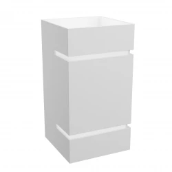 SQUALLA LUMO G9 KINKIET 230V IP20 80x150 BIAŁY KWADRATOWY SLIP006015