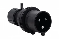 Wtyczka przemysłowa-przenośna 32A 3p 200V-250V /FE/ IP44 czarna