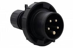 Wtyczka siłowa 16A 5p 380V-415V /FE/ IP67 czarna