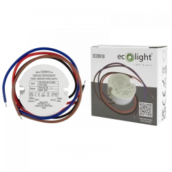 Zasilacz do puszki fi60 1,2A 20W 24V IP67 50x50x22