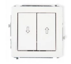 DECO Łącznik żaluzjowy biały DWP-8