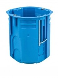 Puszka do pustych ścian 60 mm, super-głęboka 80 mm, bezhalogenowa, samogasnąca, UL94 V0, łączona za pomocą łącznika KD71, PV60G