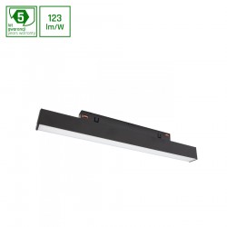 SYSTEM SHIFT - LINE S oprawa na szynoprzewód 304x23x42mm 8W 100st czarny 5 lat gw.