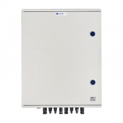 Rozdzielnica przył. DCAC hermetyczna IP66 EMITER z ogranicznikiem przepięć DC Dehn 1000V typu 2, 6 x łańcuch PV, 6 x MPPT // ogr. AC Dehn typ 2, 100A 