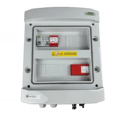 Rozdzielnica przył. DCAC hermetyczna IP65 EMITER z ogranicznikiem przepięć DC Dehn 1000V typu 1+2, 1 x łańcuch PV, 1 x MPPT // ogr. AC Dehn typ 1+2, 1