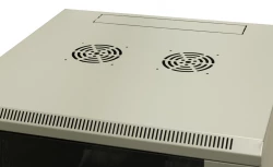 Szafa wisząca niedzielona 19&apos;&apos; 6U gł.600mm, niezmontowana, RAL 7035