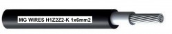 Kabel fotowoltaiczny MG Wires 1x6mm2, 0,6/1kV czarny H1Z2Z2-K-6mm2 BK, opakowanie 50m