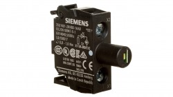 Oprawka z LED biała 24-230V AC/DC montaż do ścianki tylnej Sirius ACT 3SU1401-2BH60-1AA0